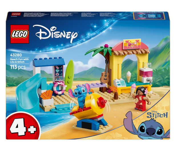 LEGO DISNEY 43280 Zabawa na plaży z Lilo i Stitchem - 1529795 - zdjęcie